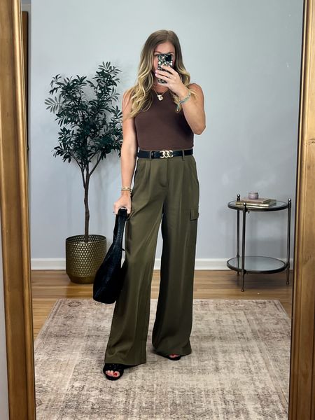 These pants are super cute! A little on the longer side. Wearing size 4. I am 5’5” 125 lbs for height reference and I have a little extra length  

#amazonfashion #founditonamazon #founditonamazonfashion 



#LTKFindsUnder50 #LTKWorkwear