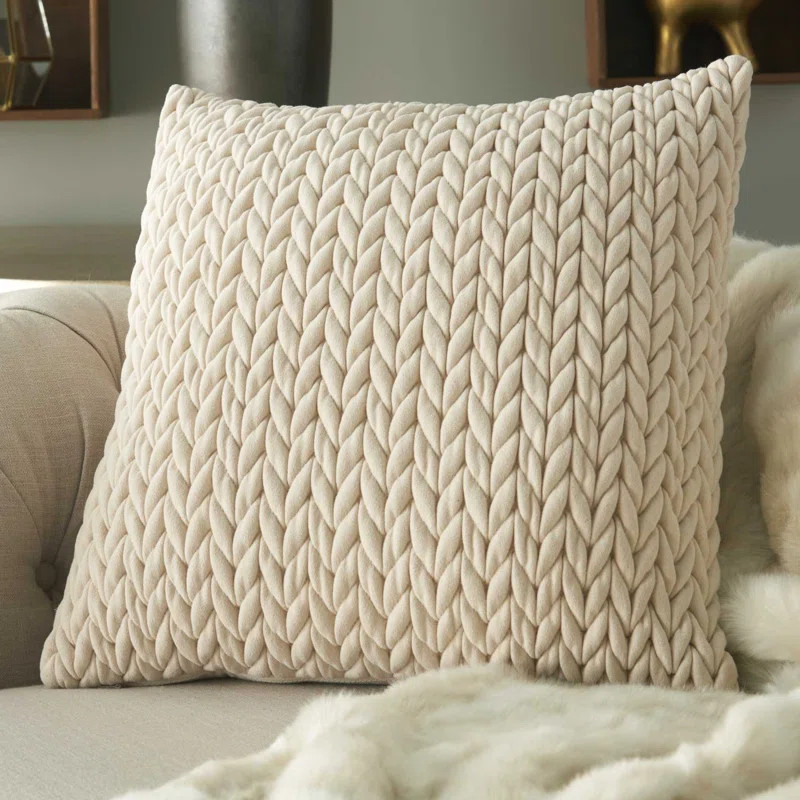 Cou Quilted Square Pillow Cover & Insert | Wayfair North America