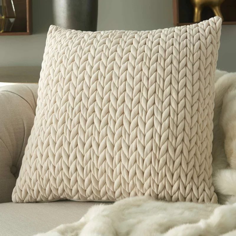 Cou Quilted Square Pillow Cover & Insert | Wayfair North America
