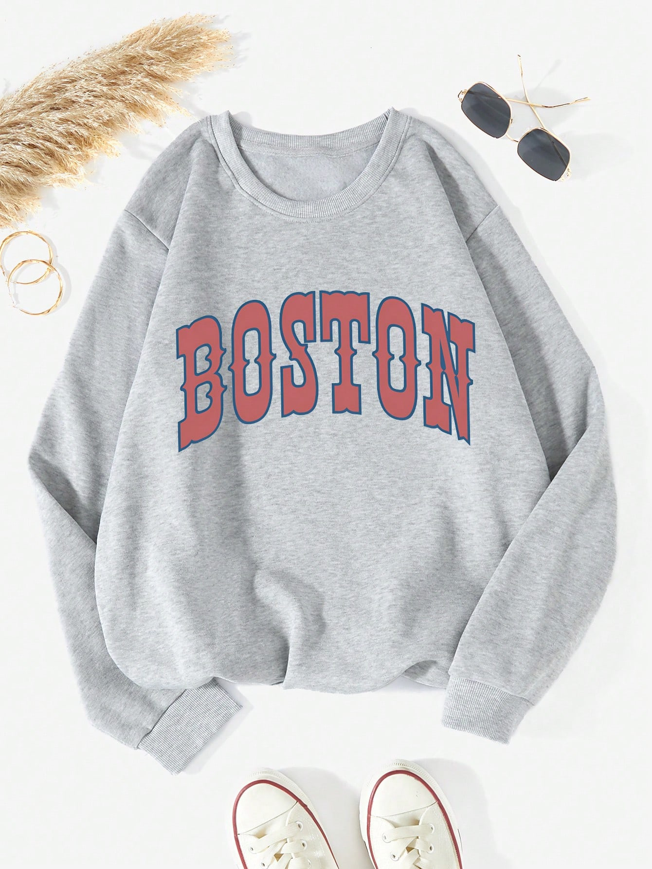 Letter Graphic Thermal Lined Sweatshirt | SHEIN
