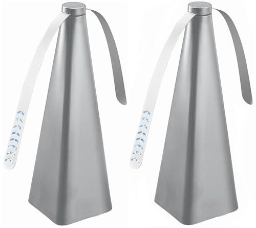 Treva Bug Fan, Fly Deterrent with Holographic Blades to Clear Bugs, Mosquitoes, and Flies, Battery Powered Fly Fan, Silver (2 Pack) | Amazon (US)