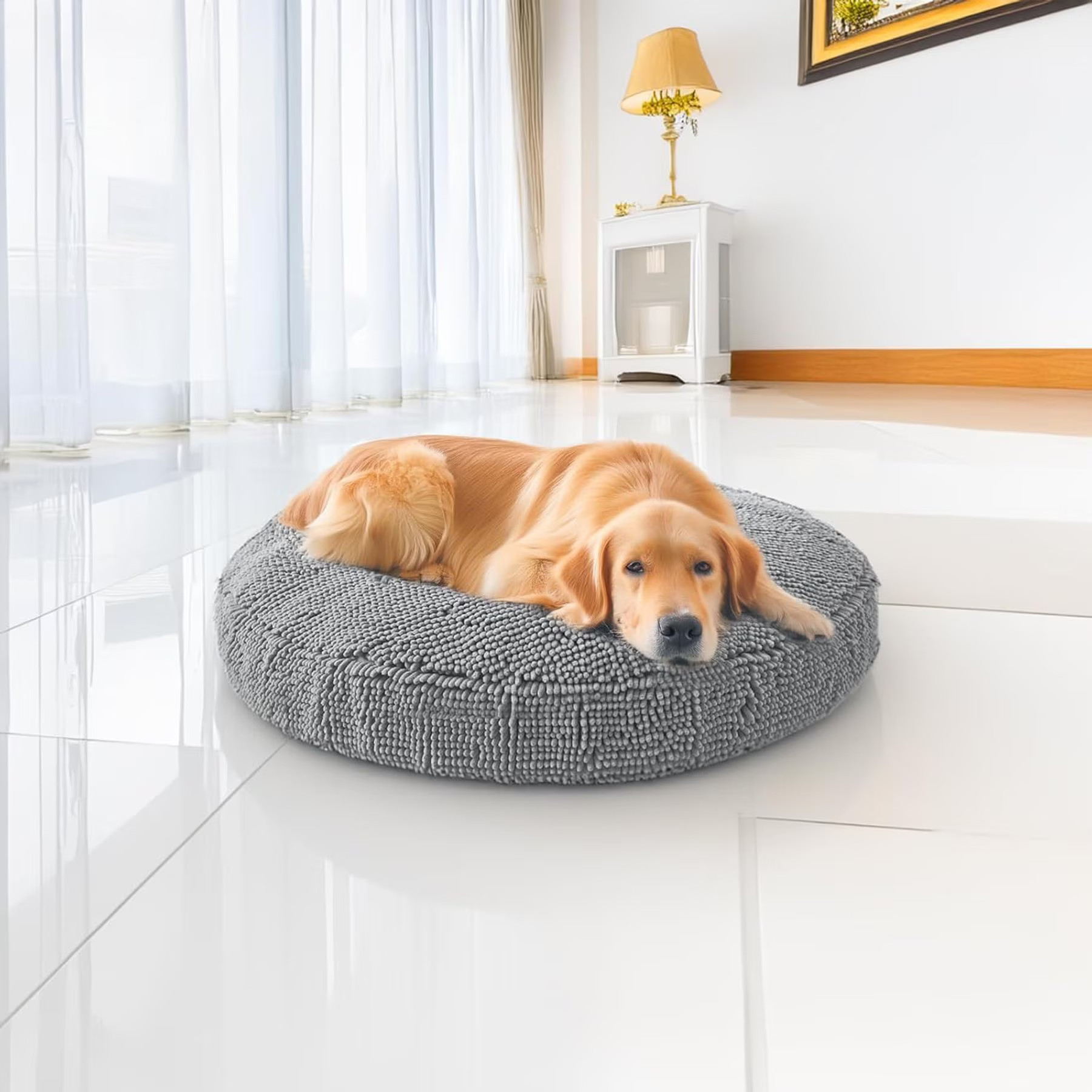 Muddy Mat Cloud K-9 Dog Bed with Removable Cover, Grey, Large | Chewy