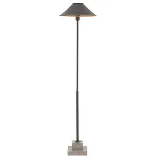 Currey & Company Fudo Black Floor Lamp - 49.75"h x 12"dia. - Bed Bath & Beyond - 39929468 | Bed Bath & Beyond