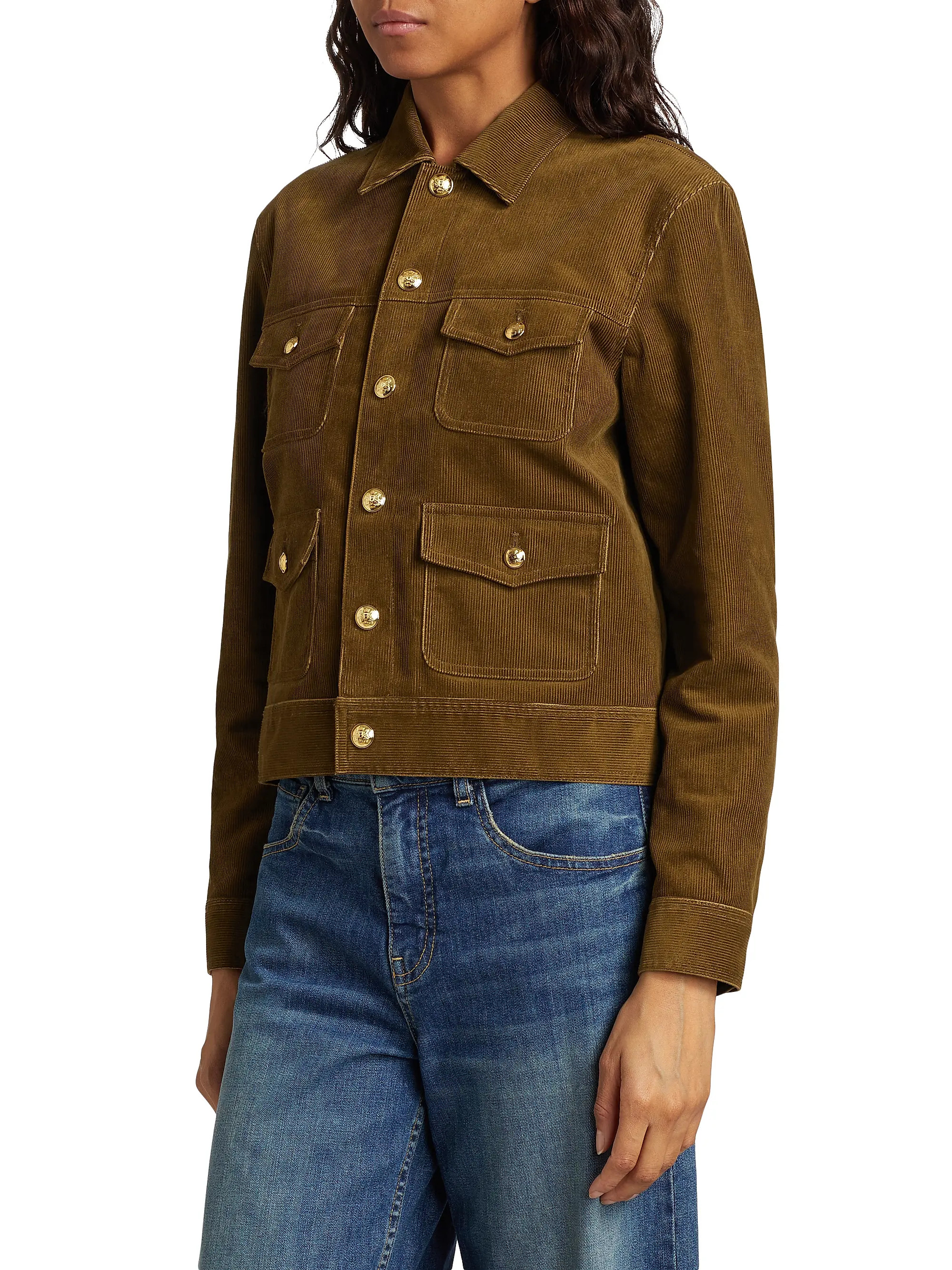Lizeth Corduroy Utility Jacket | Saks Fifth Avenue