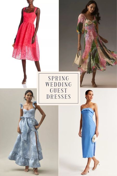 Wedding Guest Dress Options for Spring Weddings - With the change of season, wedding season is just about here! Figuring out what to wear as a wedding guest can be a little complicated. Luckily, the wedding guest dress guide is here to help! Since spring and summer weddings seem to tend to be a bit more casual than their cooler weather counterparts, I’ve focused on more lightweight styles. Dress them up with a pair of dress heels or embrace a garden party vibe. See the best spring wedding guest dresses here:

#LTKSeasonal #LTKparties #LTKwedding