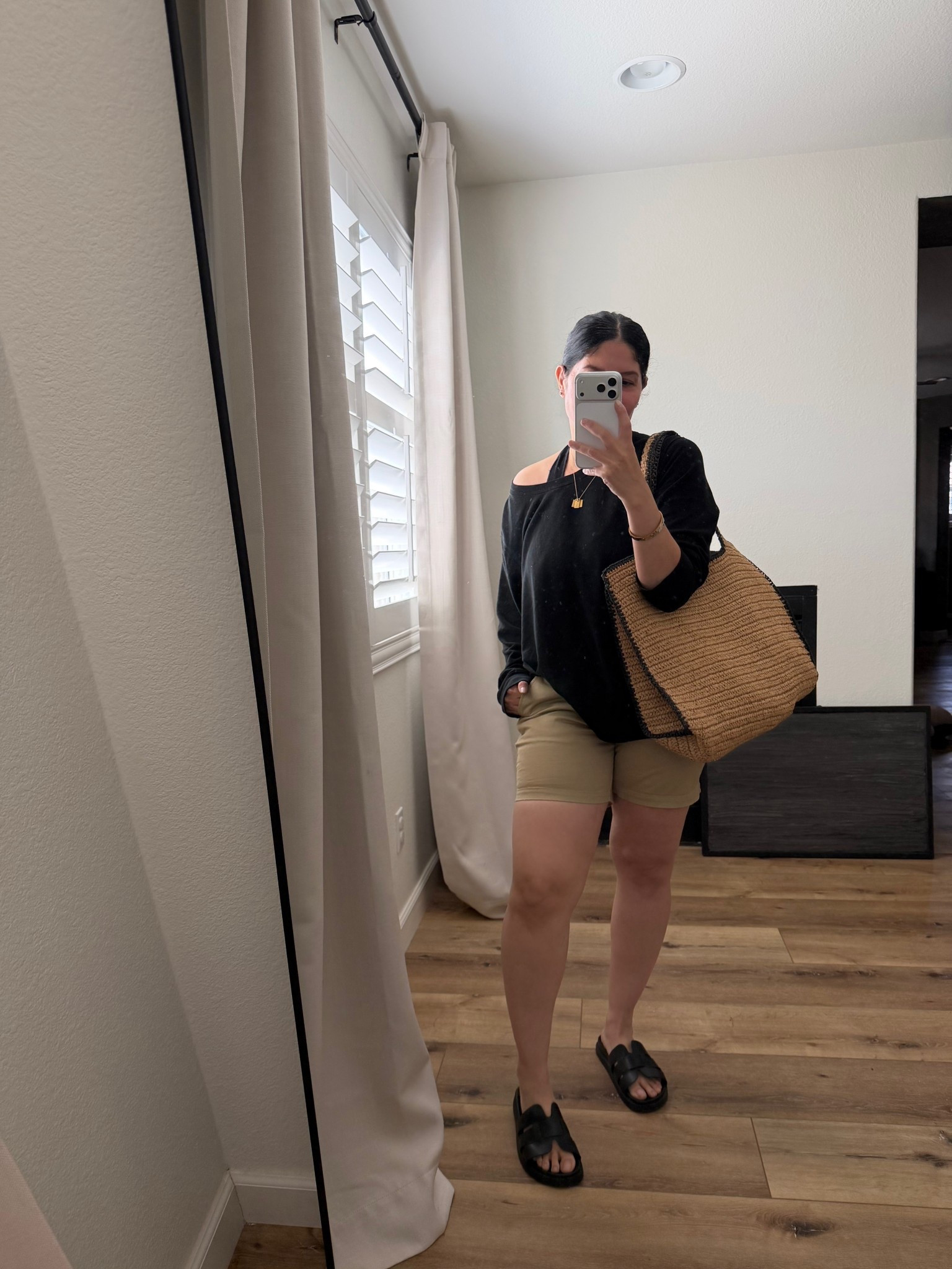 ootd //: large in the off the shoulder light sweater
8 in the shorts (size up if in between sizes or have big thighs like me) 


#LTKgrwm #LTKmomlife #LTKootd