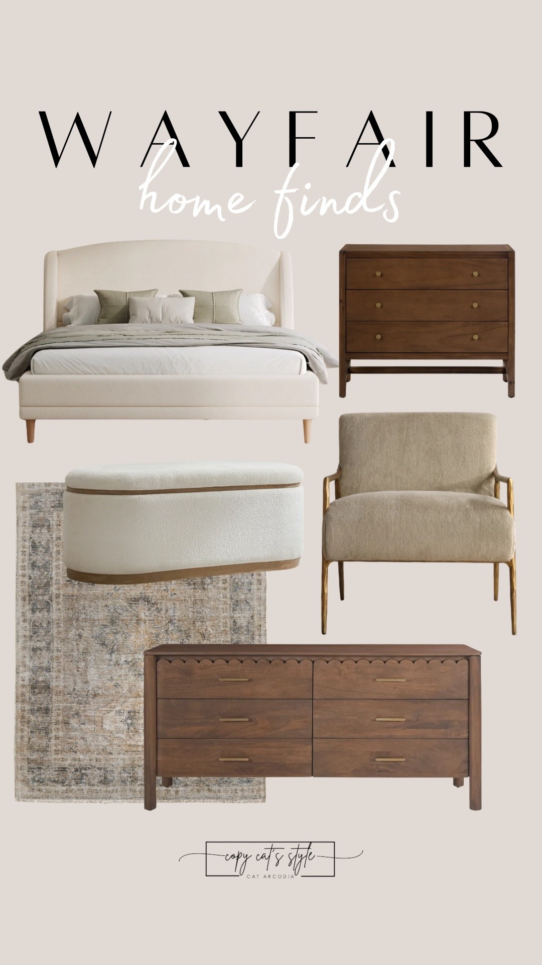 Wayfair home finds to refresh your space. Wayfair beds, nightstands, dressers, accent chairs, rugs, and more.

#LTKHome