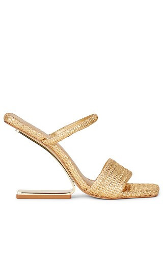 Rene Sandal in Gold | Revolve Clothing (Global)
