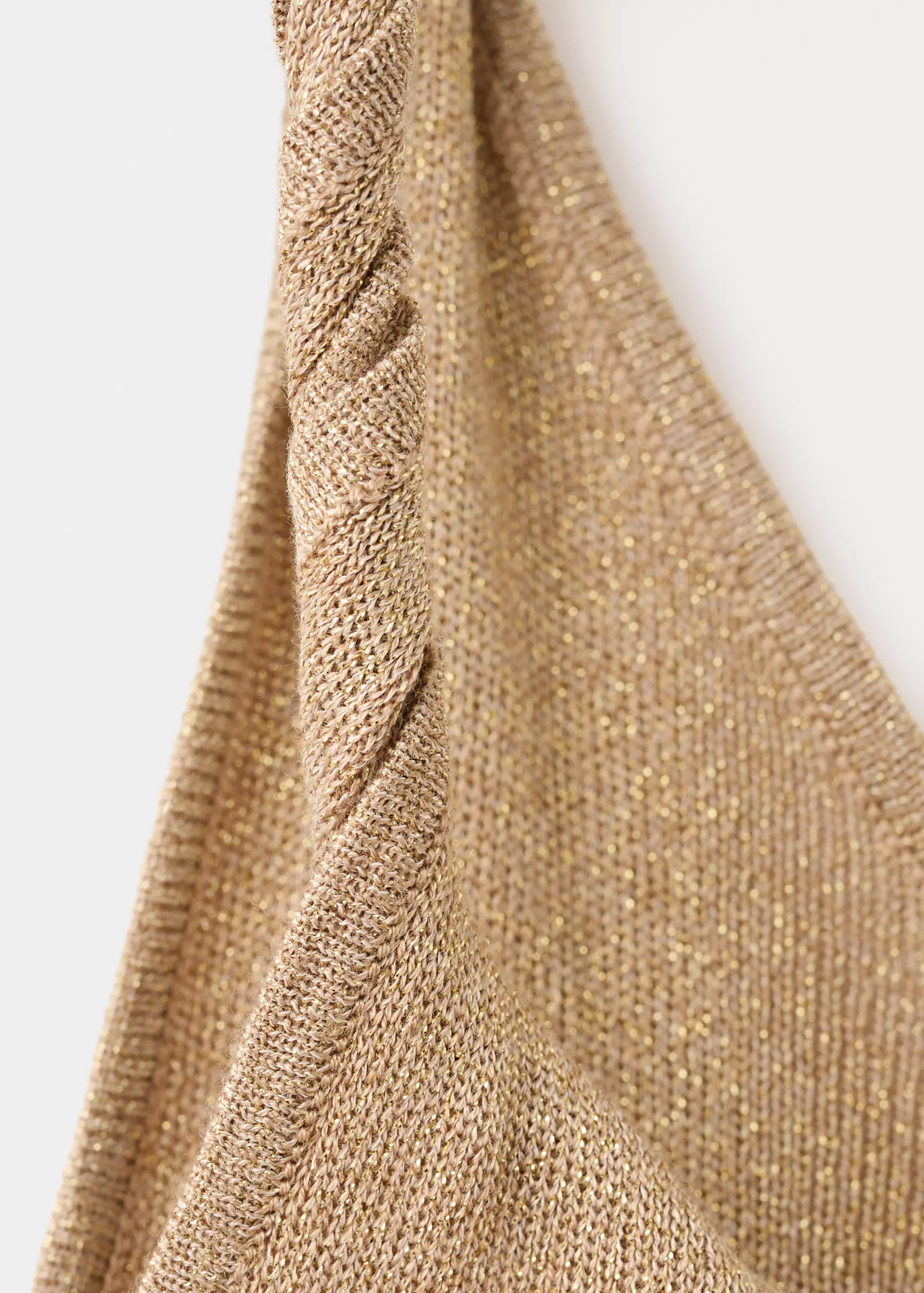 Knit asymmetric top | MANGO (UK)