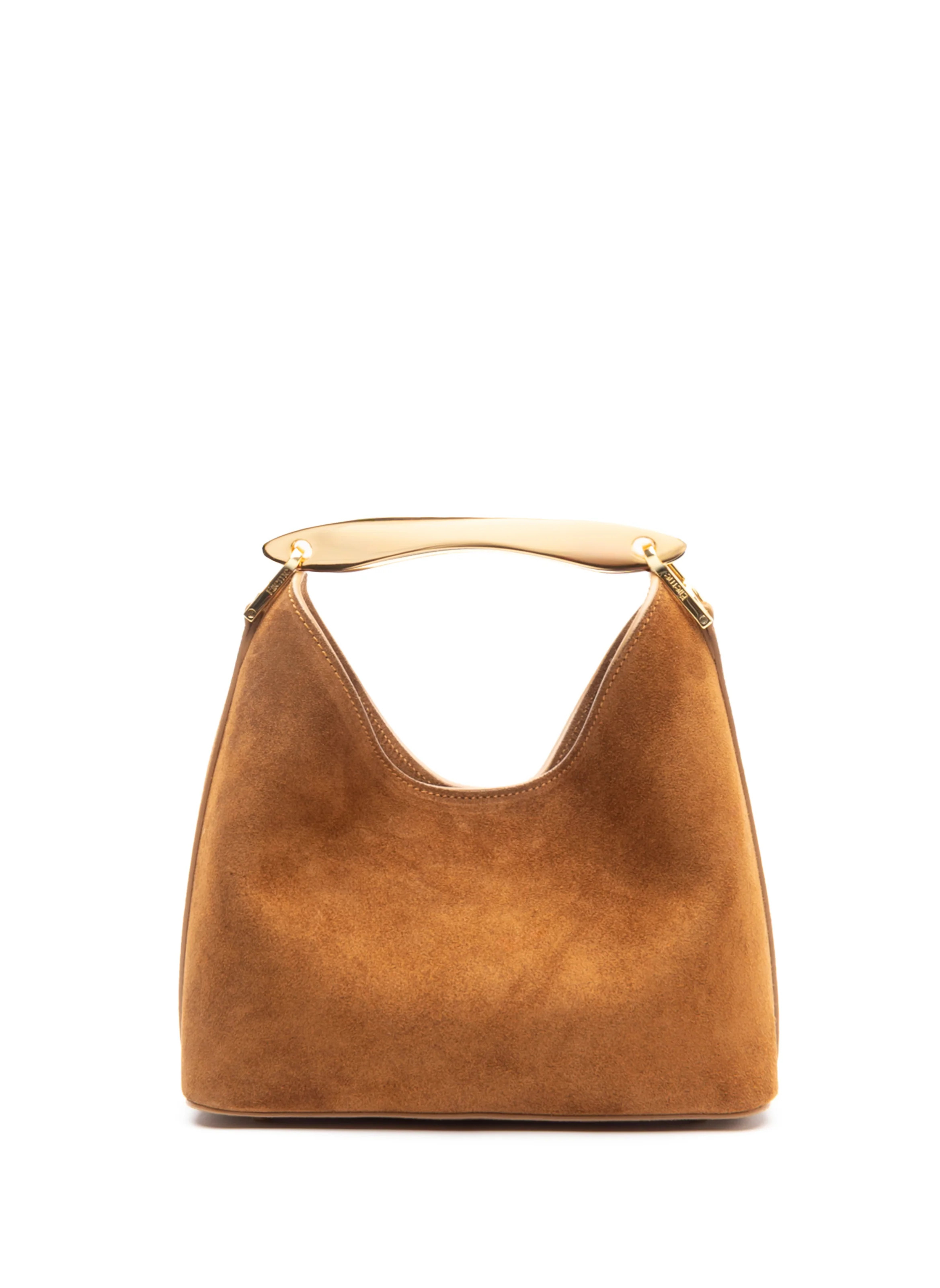 Small Boomerang Suede Cognac - Handbags for Women - Elleme | Elleme