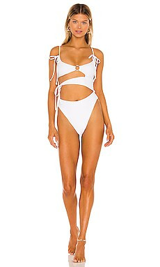 Tularosa Paisley One Piece in White from Revolve.com | Revolve Clothing (Global)