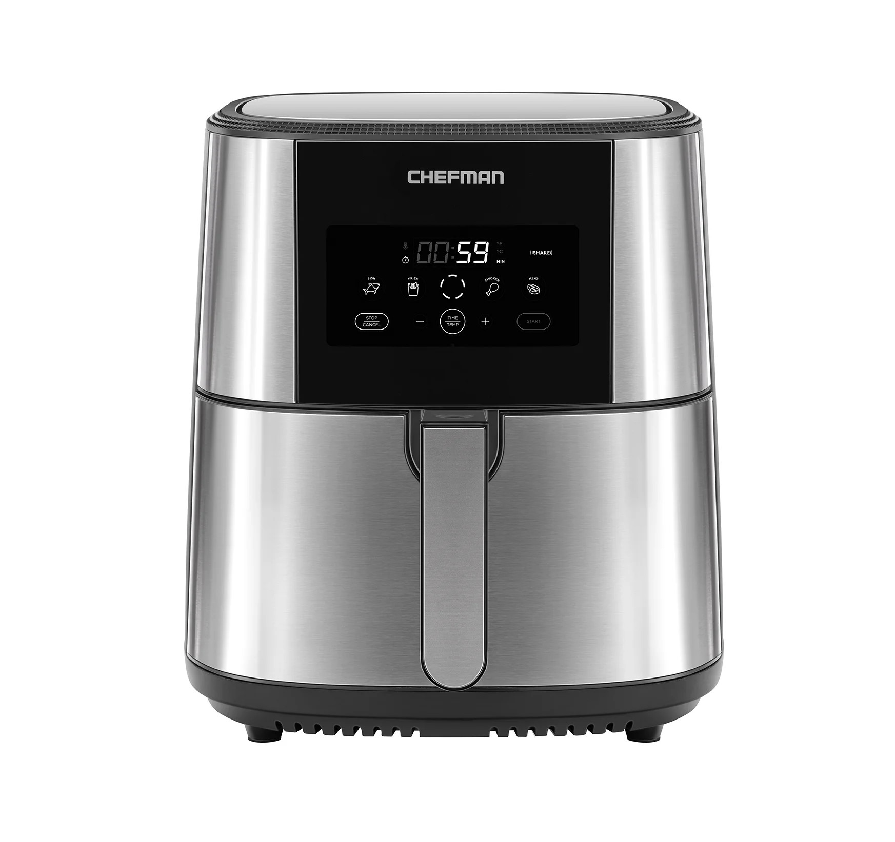 Chefman  TurboFry  Stainless Steel Air Fryer, Dishwasher-Safe Basket, 8 Qt - Walmart.com | Walmart (US)