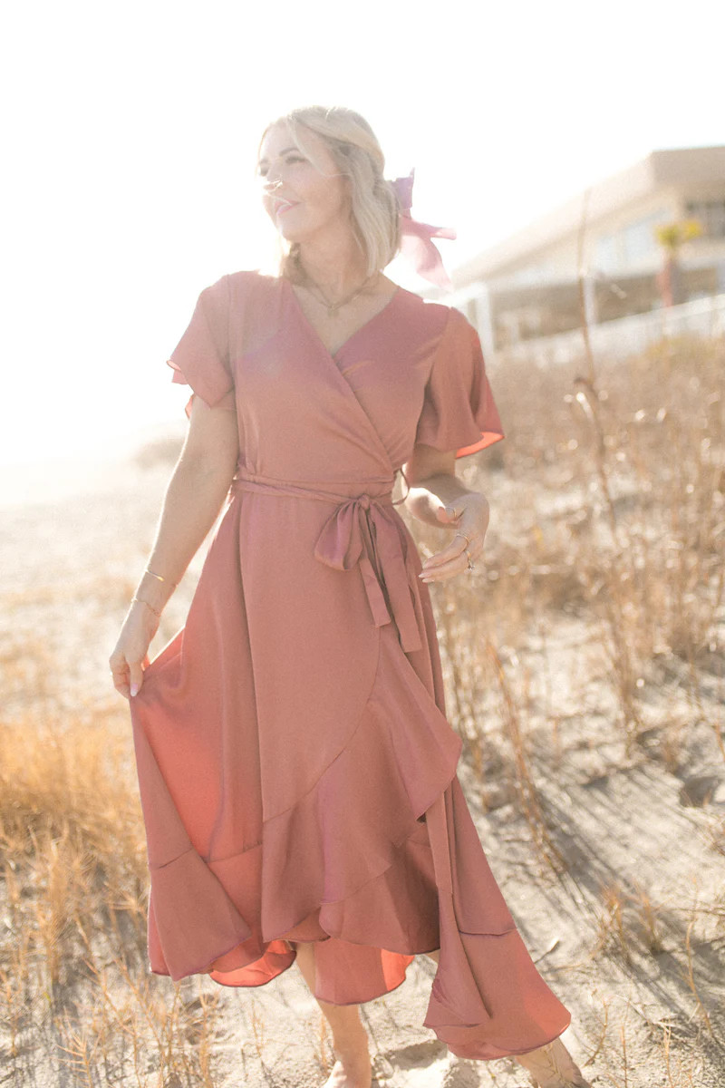 Maggie Dress in Desert Rose | Ivy City Co