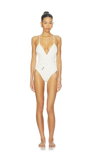 DEVON WINDSOR Felix One Piece in Ivory. - size L | Revolve Clothing (Global)