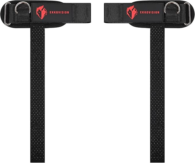 Ekkovision Weight Lifting Straps With Cuffed D Ring, Wrist Support for Men, Heavy Duty Thick Comf... | Amazon (US)