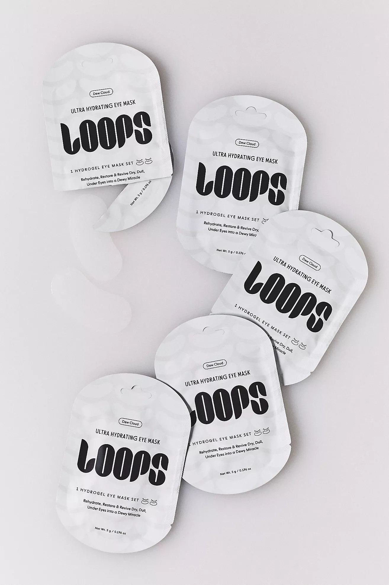Loops Beauty Dew Cloud Hydrogel Under Eye Mask, Set of 5 | Anthropologie (US)