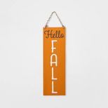 "Hello Fall" Harvest Hanging Wall Sign - Spritz™ | Target