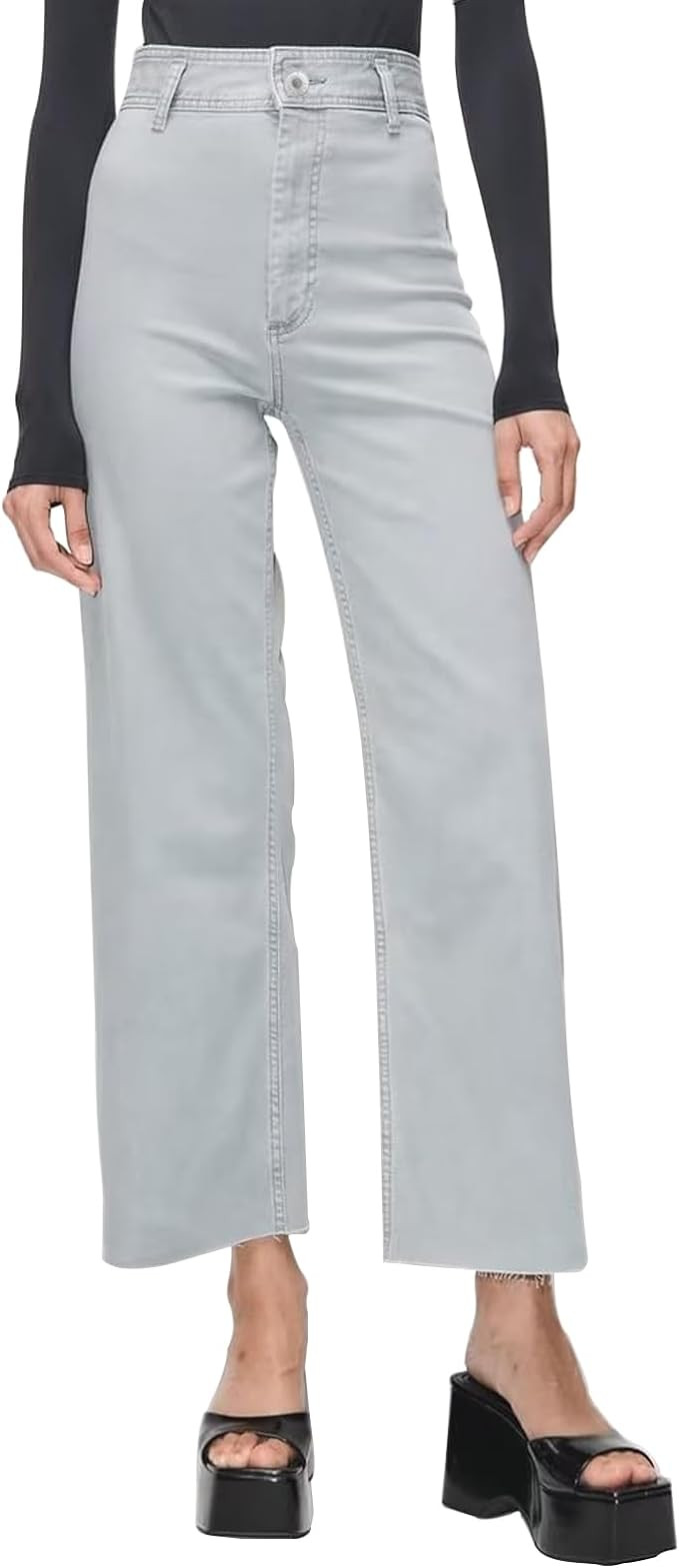 Women's Wide Leg Jeans High Waisted Stretchy Trendy Casual Versatile Work Denim Pants Trousers 20... | Amazon (US)