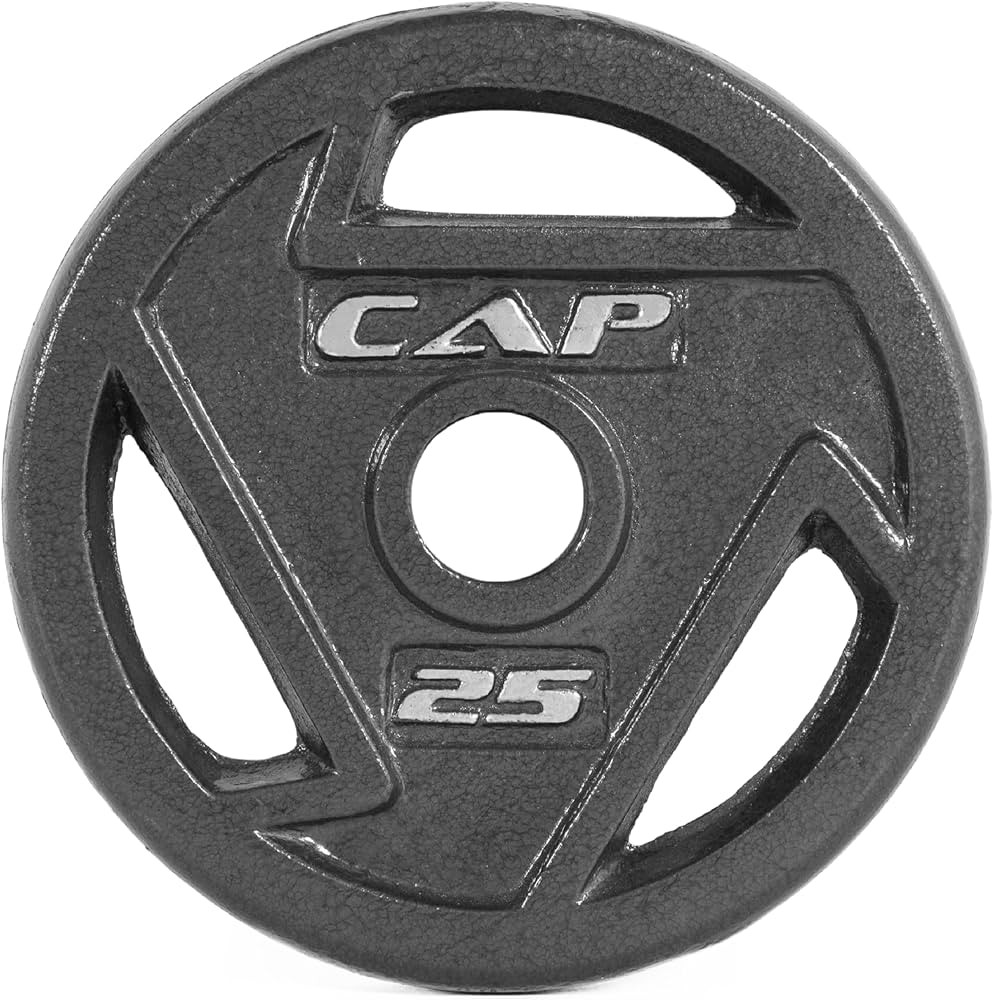 CAP Barbell 2-Inch Olympic Grip Weight Plate | Multiple Options | Amazon (US)