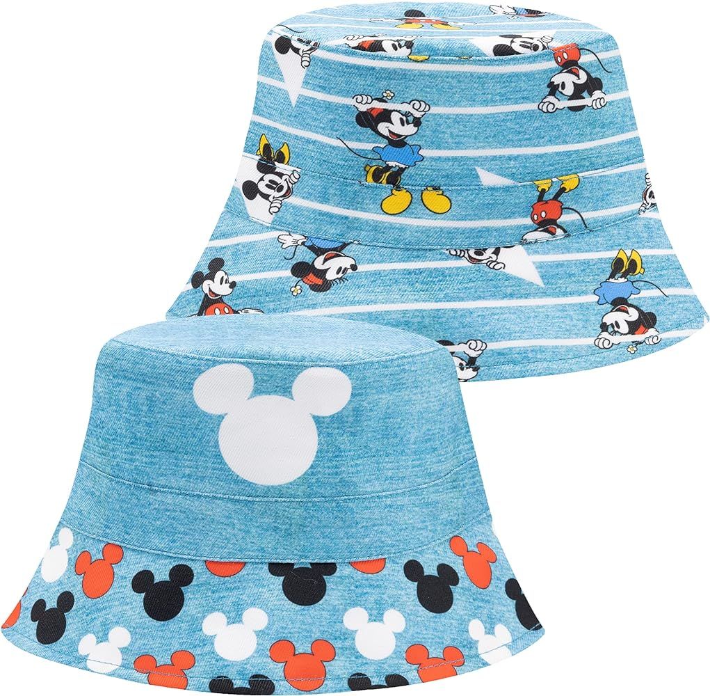 Mickey Mouse Kids Bucket Hat, Toddler Bucket Hat for Summertime, Baby Boy Beach Hat, Sun Hat for ... | Amazon (US)