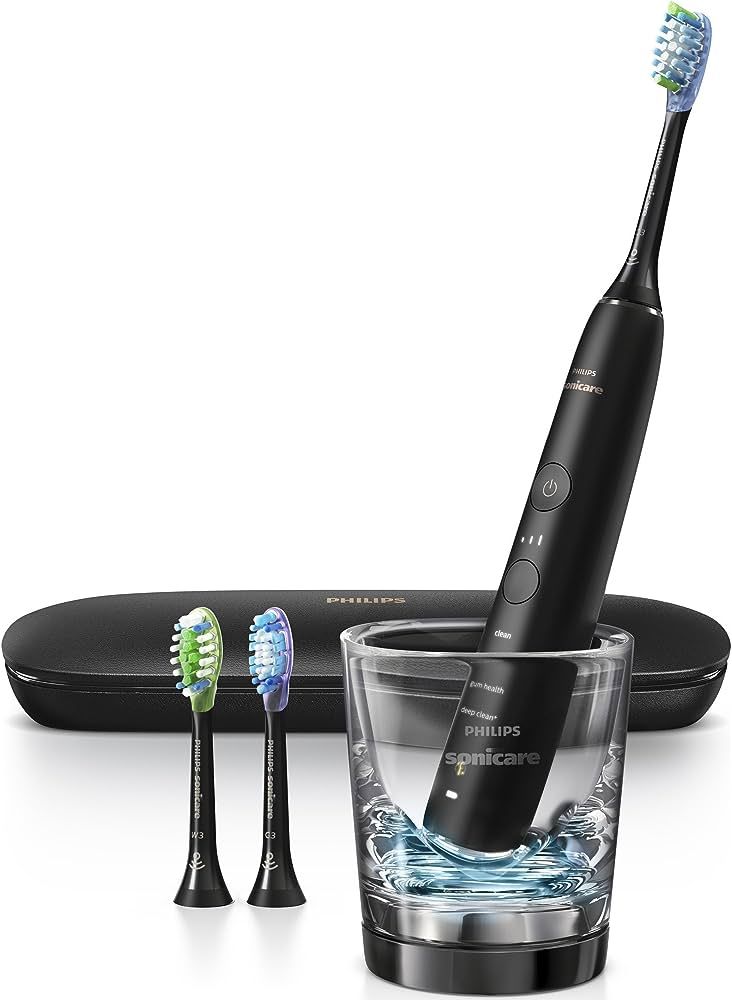 Philips Sonicare DiamondClean Smart 9300 Rechargeable Electric Power Toothbrush, Black, HX9903/11 | Amazon (US)
