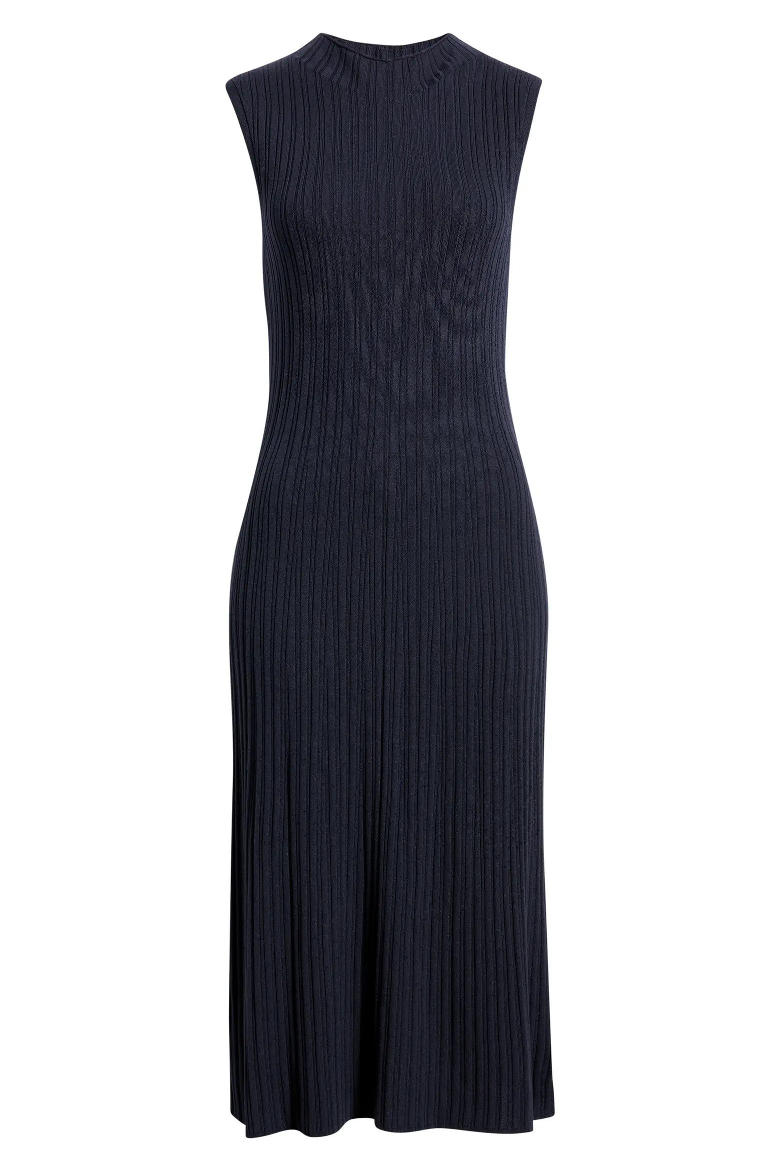 Regal Mock Neck Sleeveless Merino Wool Rib Dress (Women) | Nordstrom | Nordstrom
