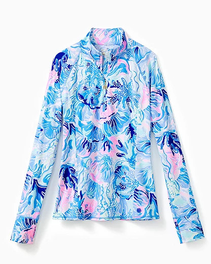 Lilly Pulitzer UPF 50+ Luxletic Marion Half-Zip Sunguard | Lilly Pulitzer