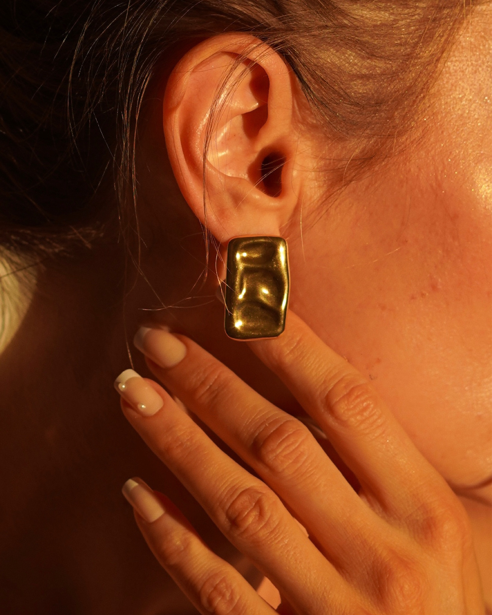 Minimalist gold earrings ✨ @ahavajewels #ad 

#LTKGiftGuide #LTKFindsUnder100