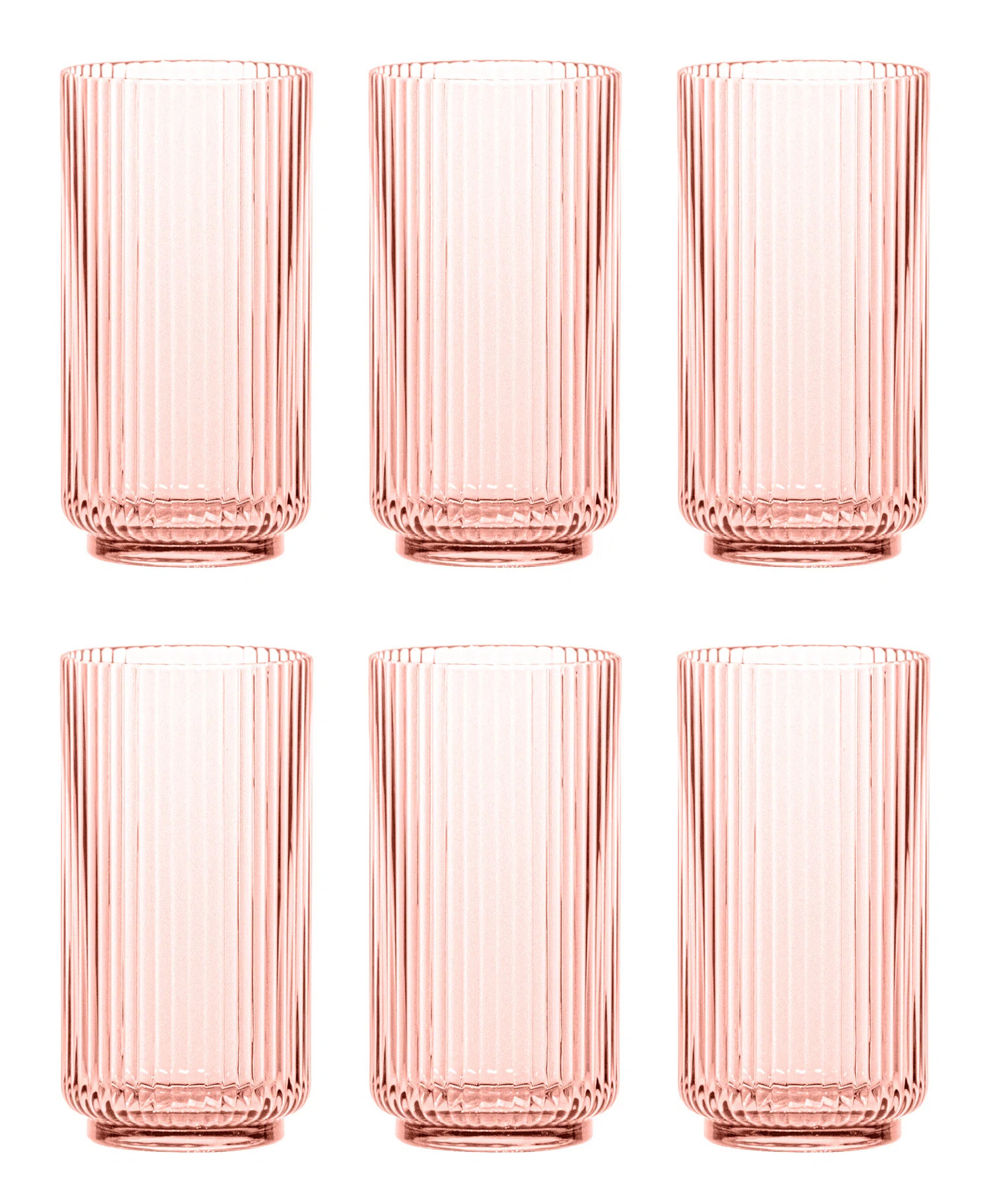 Indra Acrylic Drinking Glass Set (Set of 6) | Wayfair North America