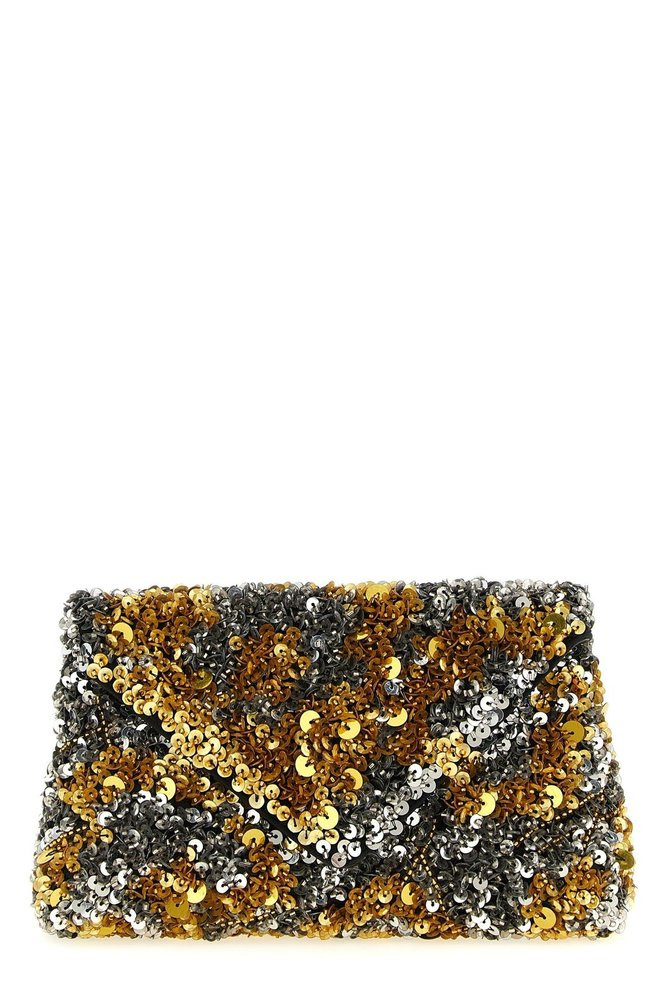 Dries Van Noten Embellished Envelope Clutch Bag | Cettire Global