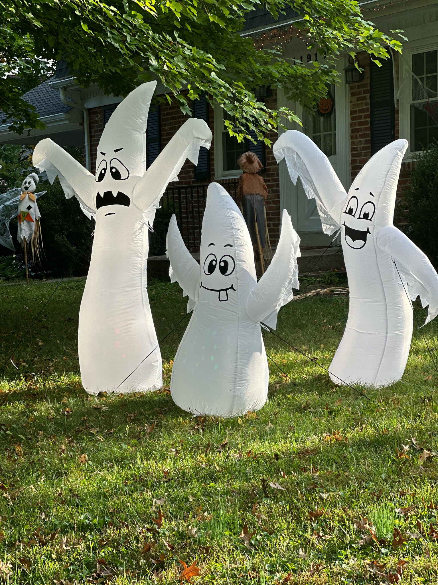 These three little or not so little in fact Inflatable ghosts are totally adorable! 
Halloween decorations
Outdoors Halloween decoration
Fall decoration
Inflatable Halloween decorations 

#LTKHoliday #LTKHalloween #LTKSeasonal