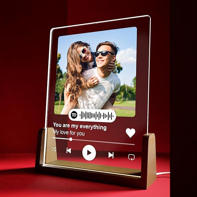 EGD Spotify Decorative Plaque Personalized Gifts, Custom Valentines Gifts for Him Her, Customized... | Amazon (US)