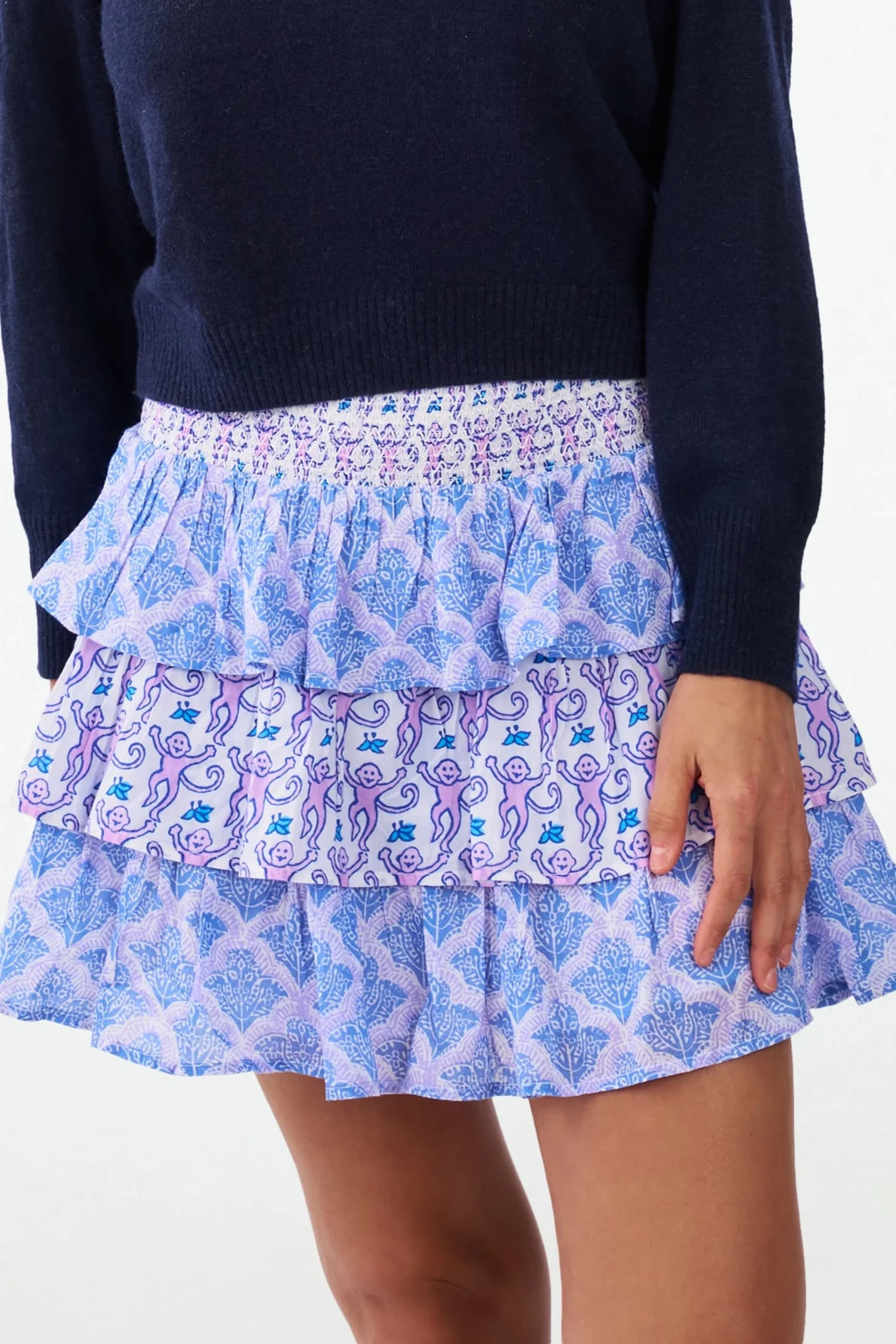 Monkey/Jemina Siggy Skirt | Roller Rabbit | Roller Rabbit