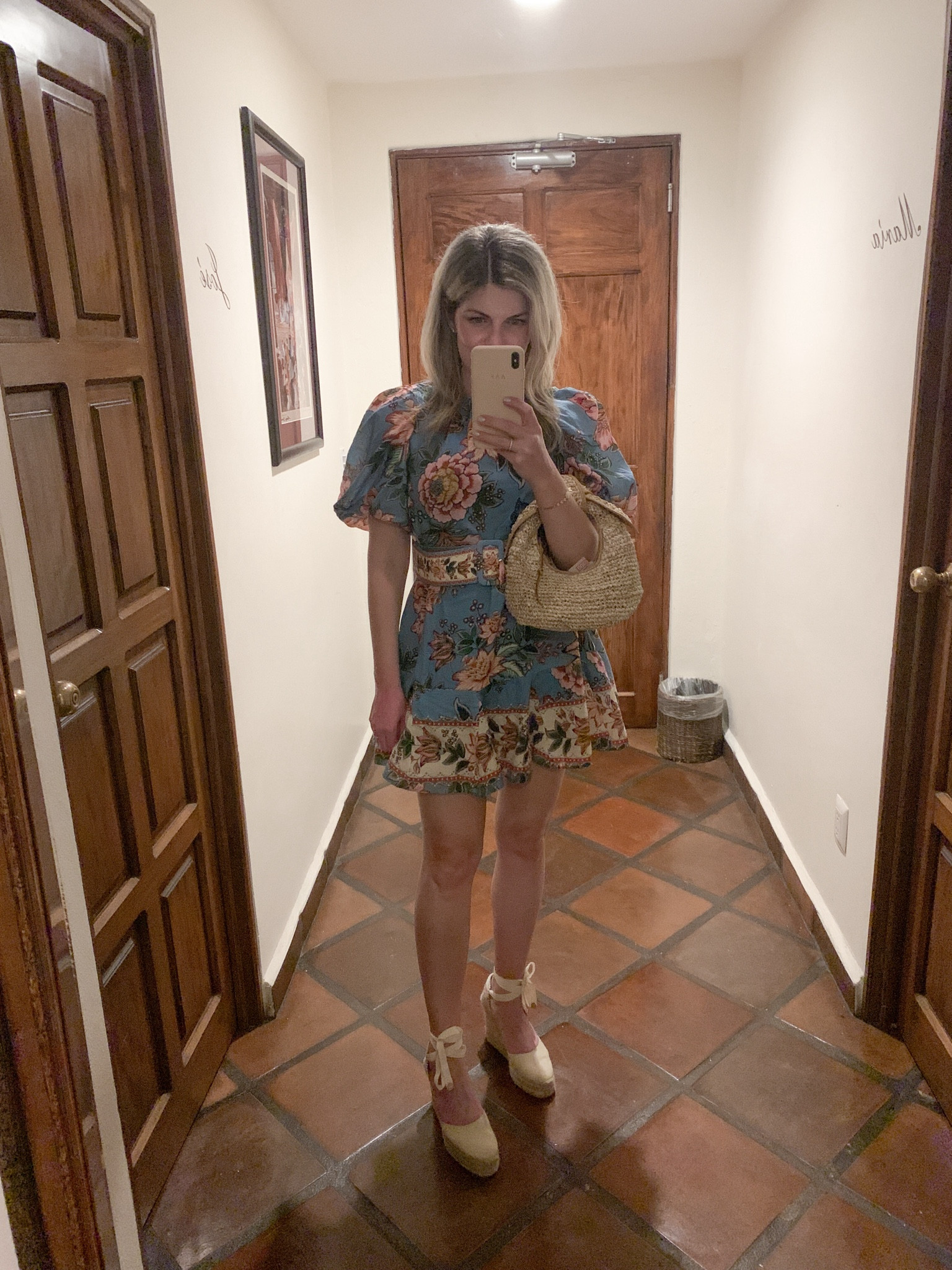 Spring dress 💙 wearing an xs

#LTKshoecrush #LTKitbag