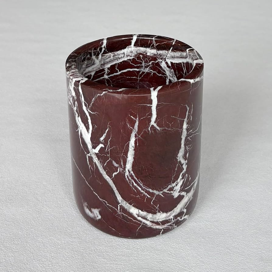 Handmand Natural Marble with Holes Stone Vintage Kitchen Utensil Holder - 5.1" D X 6.3" H Kitchen... | Amazon (US)