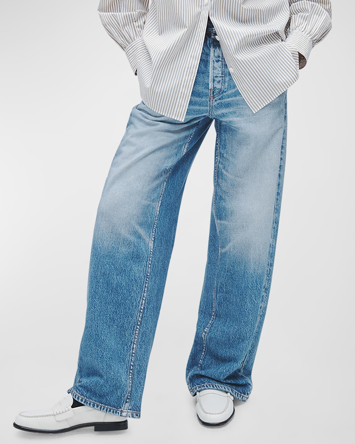 Miramar Wide-Leg Jeans | Neiman Marcus