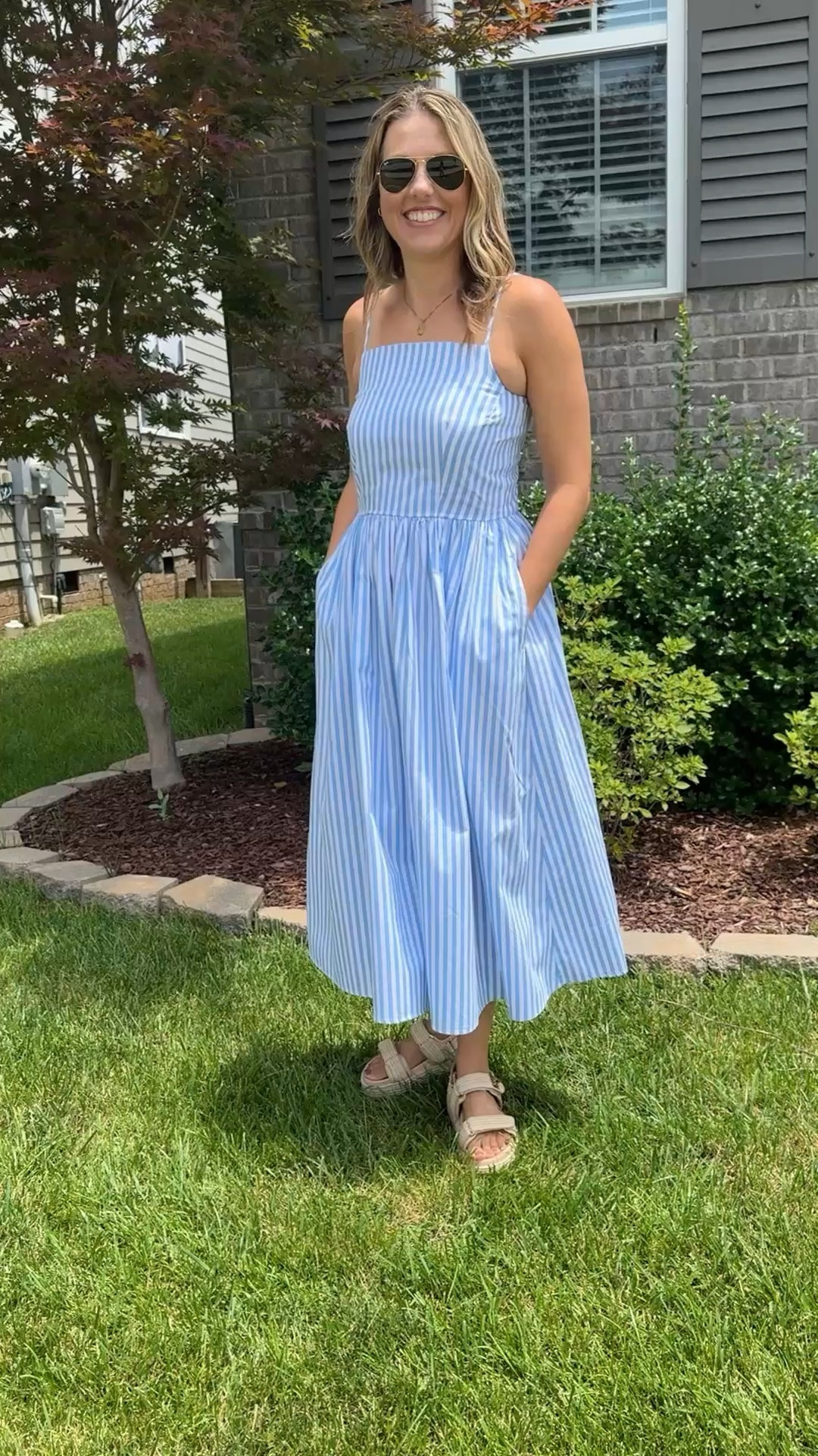 This summer dress is such a great deal from Walmart. I got so many compliments on this when I wore it. True to size or size down.

#LTKOver40