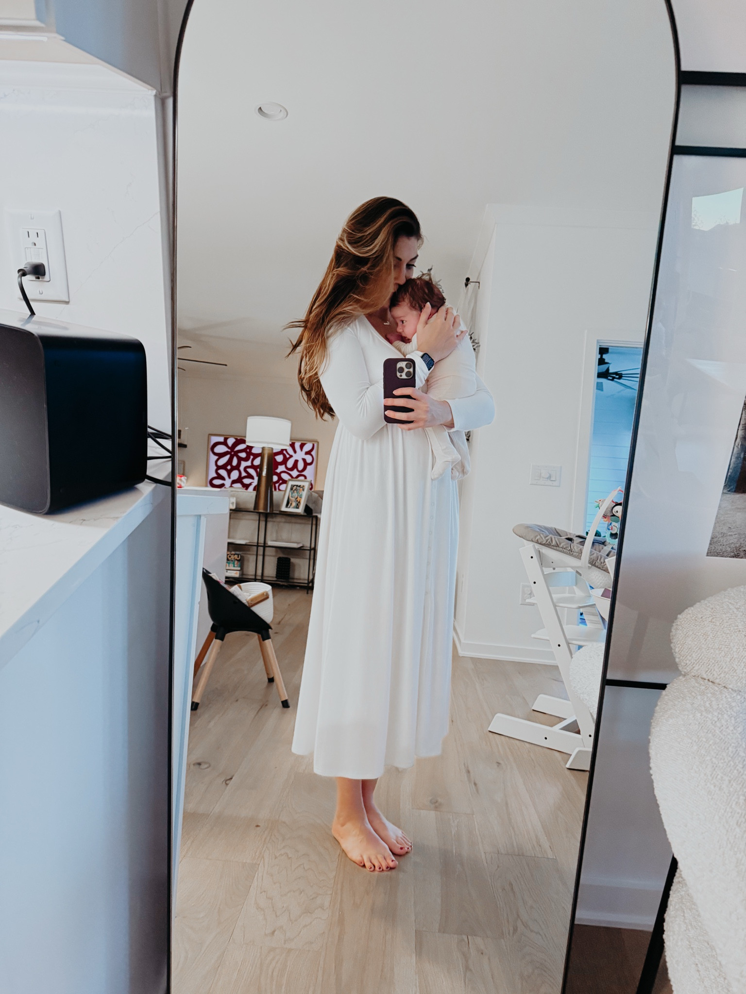 Hatch gal nursing dress 🤍

#LTKBump #LTKBaby #LTKStyleTip