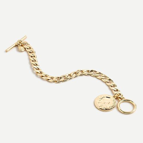 Gold chain toggle bracelet | J.Crew US