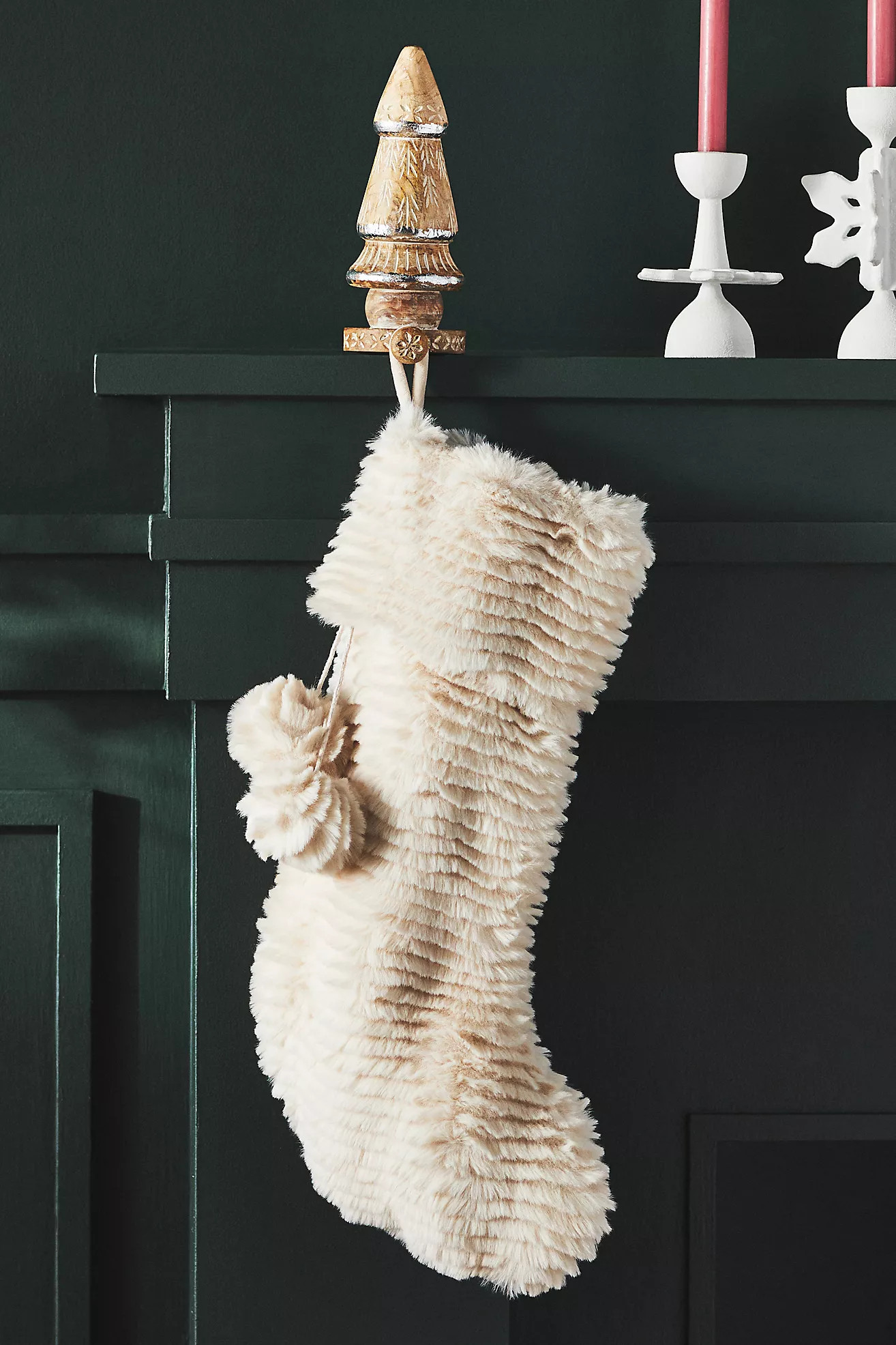 Wavy Faux Fur Stocking | Anthropologie (US)