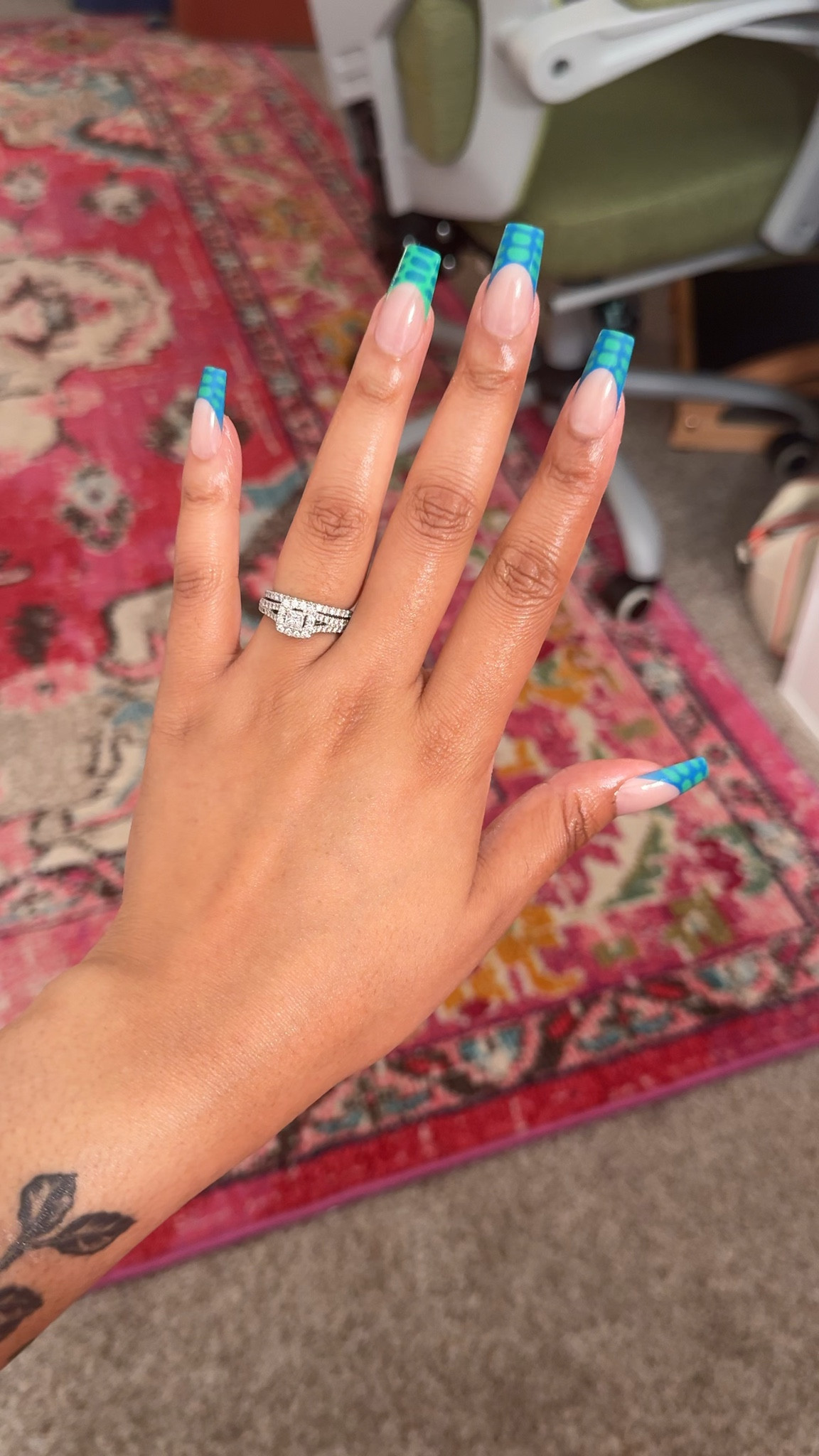 I bought these at the beauty supply store a few years ago and finally decided to wear them today. So cute! 💚💙

Also have the best nail glue in the game linked as well. 

#LTKBeauty #LTKselfcare #LTKgrwm