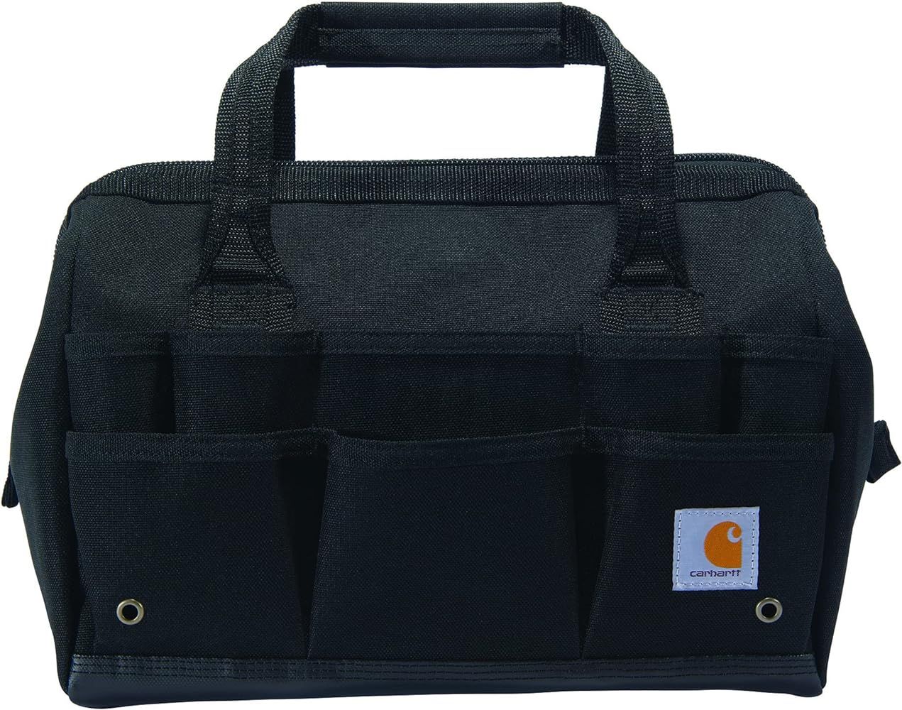 Carhartt Gear B0000351 14-Inch 25 Pocket Heavyweight Tool Bag - One Size Fits All - Black | Amazon (US)