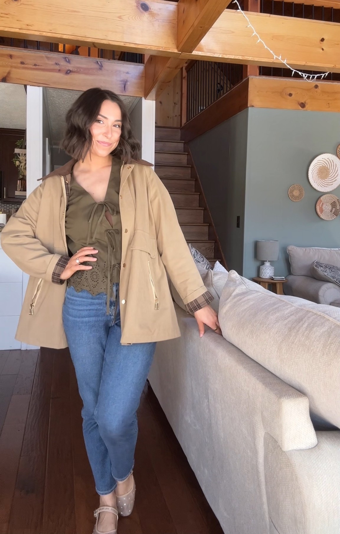 Comfy cute mom outfit for Spring 🤎 

#LTKmomlife #LTKootd #LTKSpringSale