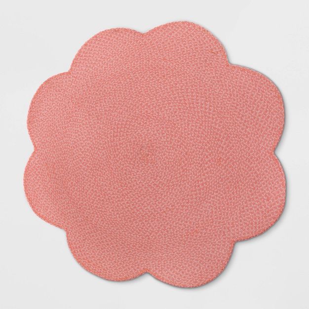 54" Braided Scallop Rug - Pillowfort™ | Target