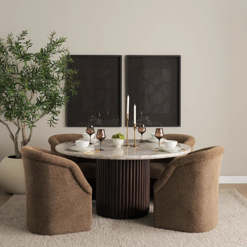 Fall dining room refresh = immediate YES 🤎🍂 Joss & Main is serving up all the luxe details I love right now — marble dining tables, rich wood finishes, elevated dining chairs, and those warm tones that make a home feel so inviting. This is the kind of collection that makes every dinner feel a little fancier and every room feel instantly pulled together ✨

#jossandmain #jossandmainfinds #falldining #diningroomrefresh #diningroomdecor #fallhome #falldecor #luxuryhome #luxurydecor #marblediningtable #wooddiningtable #diningchairs #diningroominspo #interiorinspo #homedecorideas #cozyhome #warmtones #neutralhome #homeinspo #homegoals #ltkhome #ltkfinds #ltkdecor #ltkstyle #fallvibes #fallaesthetic #modernhome #elevatedhome #furniturefinds #homeupdate #diningarea 

 #LTKSeasonal #LTKHome #LTKSaleAlert