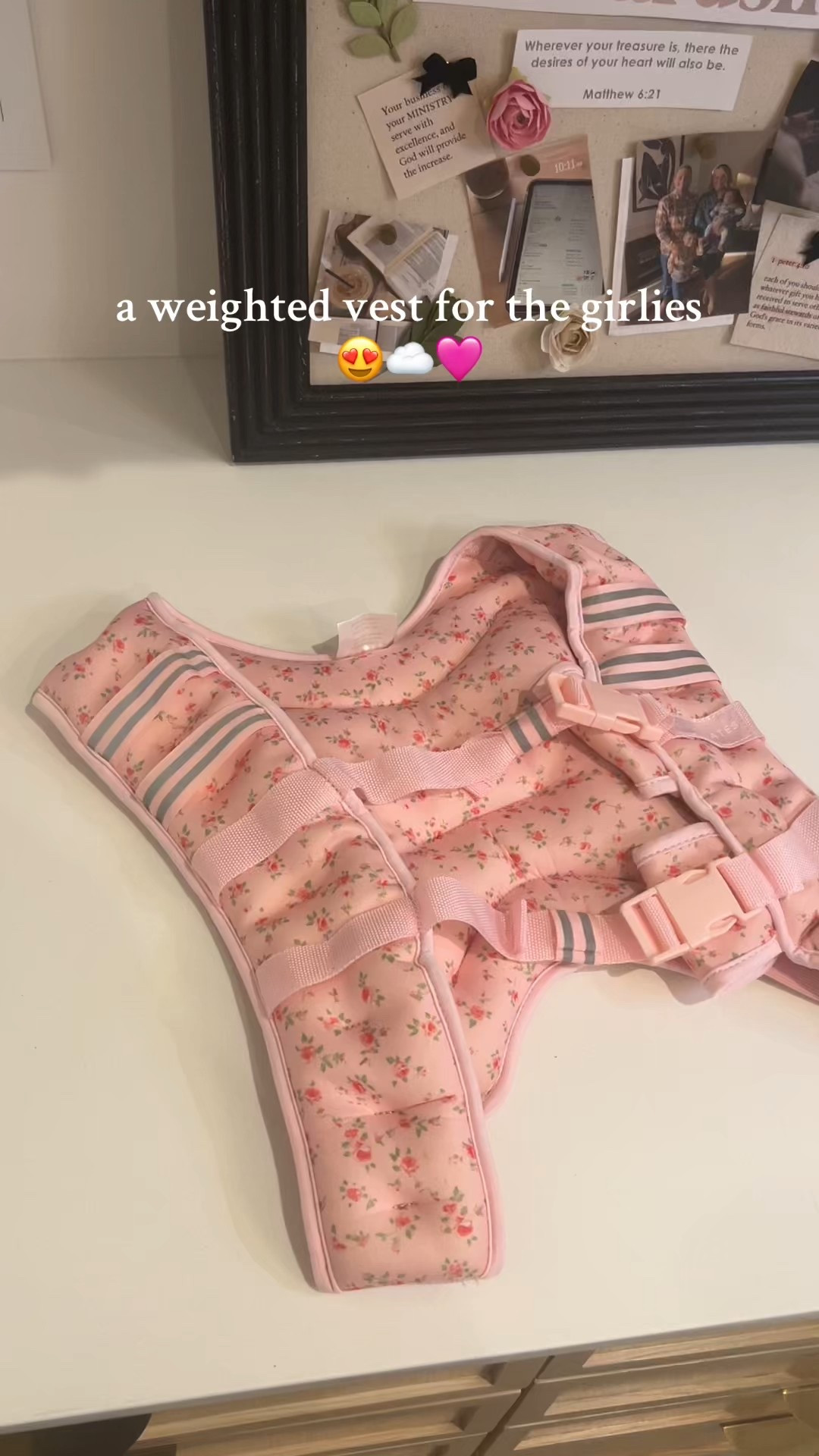 Cutest girlie weighted vest!! 😍

#LTKselfcare #LTKmomlife #LTKfitnessgoals