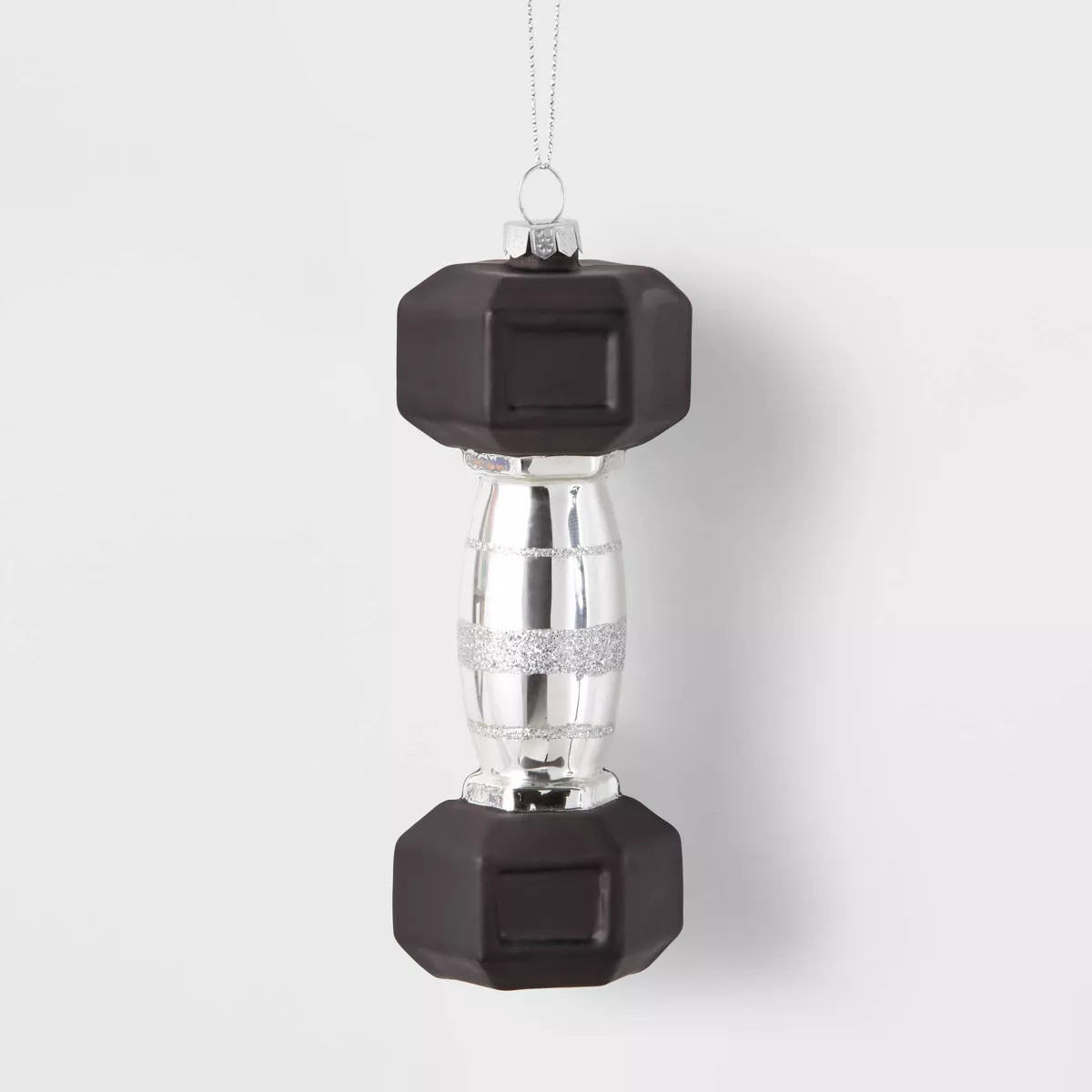 5.5" Dumbbell Glass Christmas Tree Ornament - Wondershop™ | Target