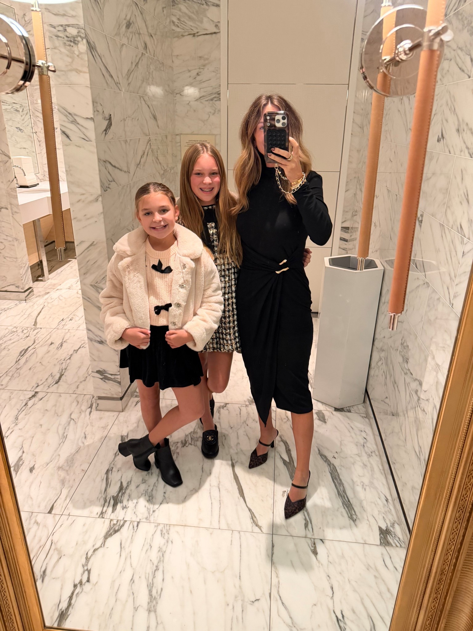 Vegas with my family!! 🎲 🃏 
Amazon dress size small 
🎯 leopard heels 
Girls outfits are Dillards 
Linked our outfits here!! 🔗 

#LTKTravel #LTKKids #LTKootd