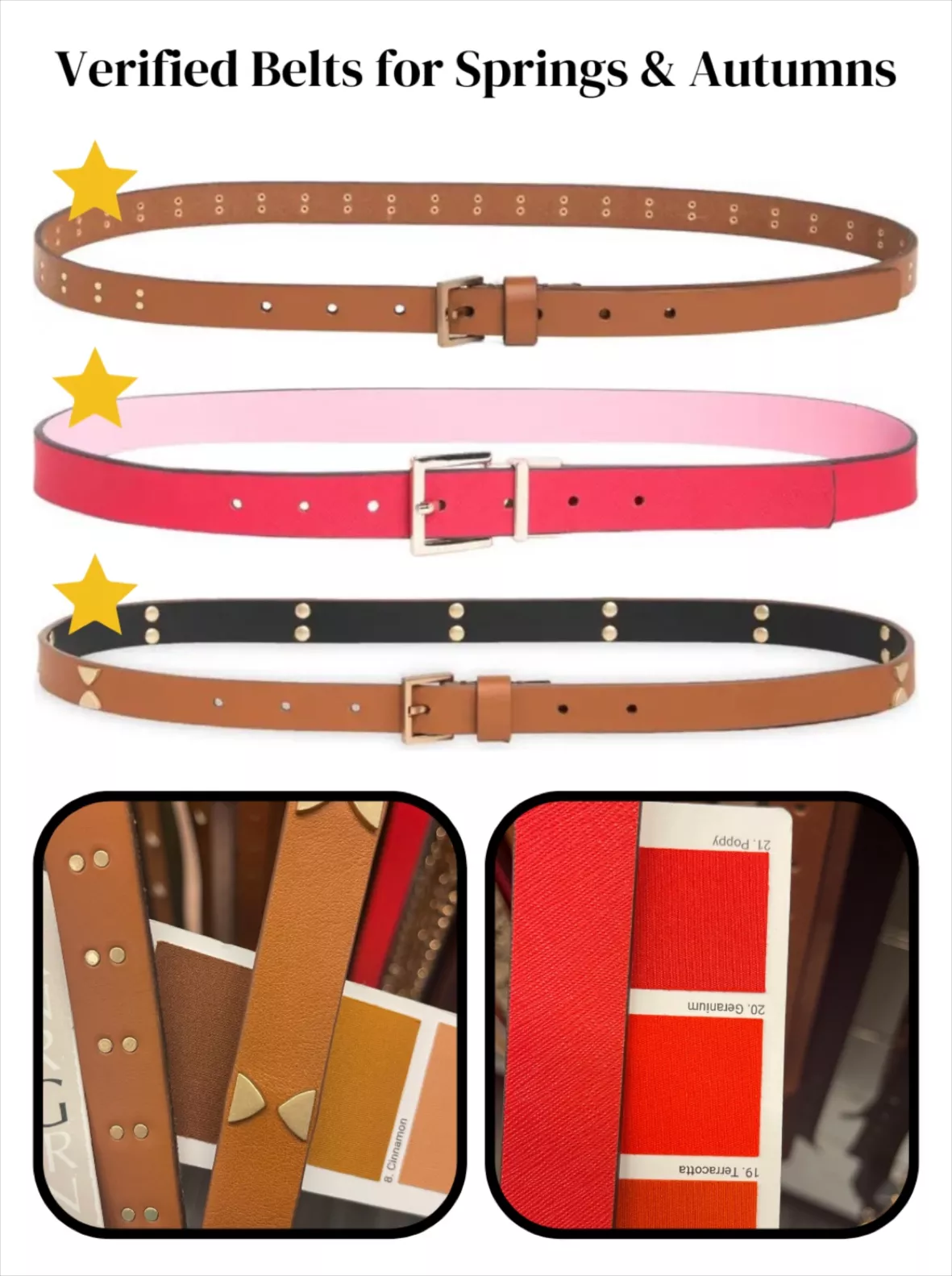 VLOGO reversible leather belt curated on LTK