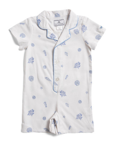 Infant Boys Suffolk Seashell Coveralls | TJ Maxx